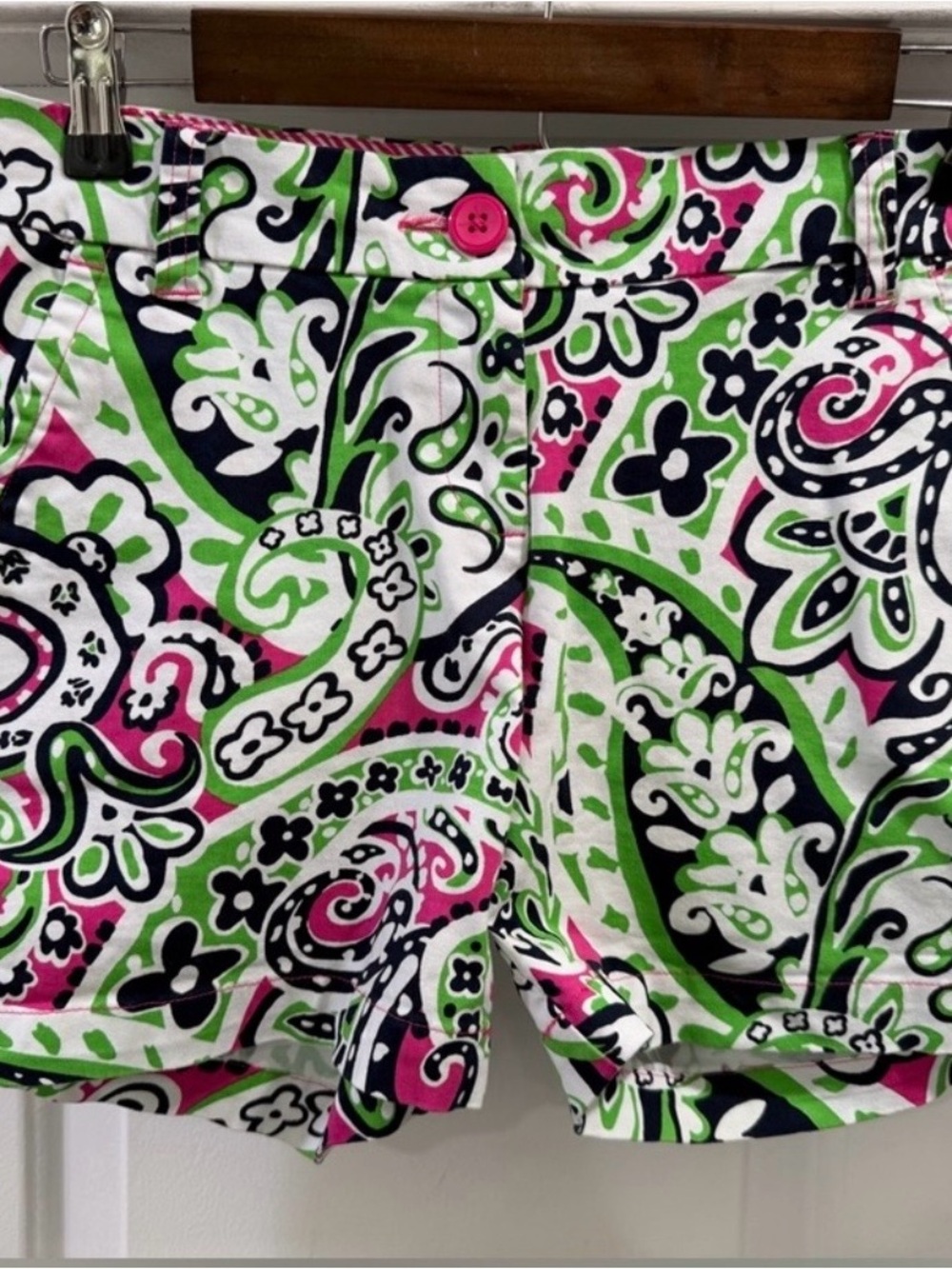 crown & ivy Floral Paisley Casual Shorts Size 2